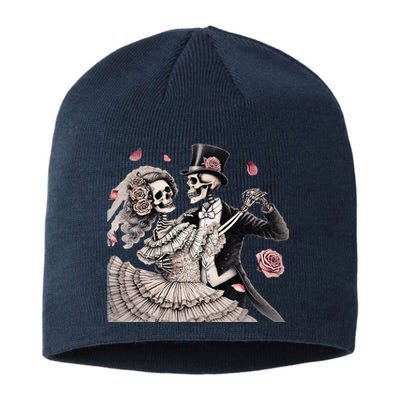 Halloween Thrills Dancing Skeleton Couple Cyborg Zombie Sustainable Beanie