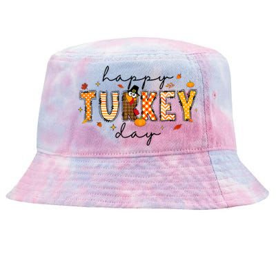 Happy Turkey Day Tie-Dyed Bucket Hat