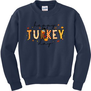 Happy Turkey Day Kids Sweatshirt