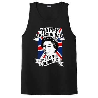 Happy Treason Day Ungrateful Colonials Funny 4th Of July PosiCharge Competitor Tank