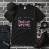Happy Treason Day Ungrateful Colonials July 4th British Flag Tall T-Shirt