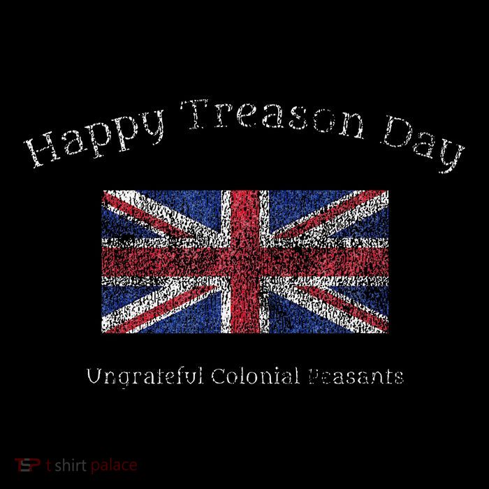 Happy Treason Day Ungrateful Colonials July 4th British Flag Magnet