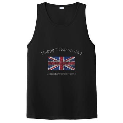 Happy Treason Day Ungrateful Colonials July 4th British Flag PosiCharge Competitor Tank