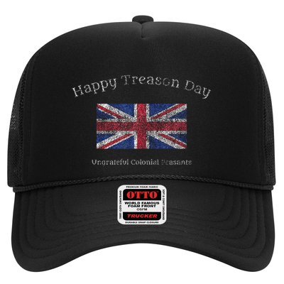 Happy Treason Day Ungrateful Colonials July 4th British Flag Trucker Hat