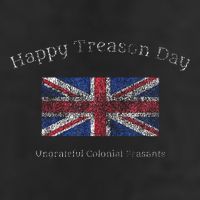 Happy Treason Day Ungrateful Colonials July 4th British Flag Golf Towel