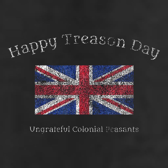 Happy Treason Day Ungrateful Colonials July 4th British Flag Golf Towel