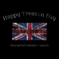 Happy Treason Day Ungrateful Colonials July 4th British Flag Zip Tote Bag