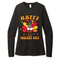 Happy Turkey Day Cute Little Pilgrim Thanksgiving Costume Womens CVC Long Sleeve Shirt