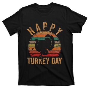 Happy Turkey Day Thanksgiving Gifts Pilgrim Costume Leg Day T-Shirt