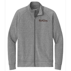 Happy Thanksgiving Day Holiday Stretch Full-Zip Cadet Jacket