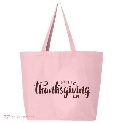 Happy Thanksgiving Day Holiday 25L Jumbo Tote