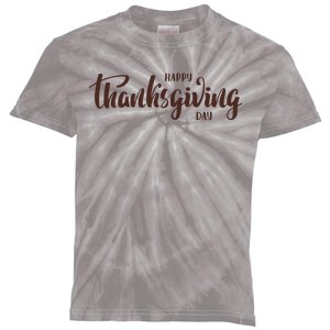 Happy Thanksgiving Day Holiday Kids Tie-Dye T-Shirt