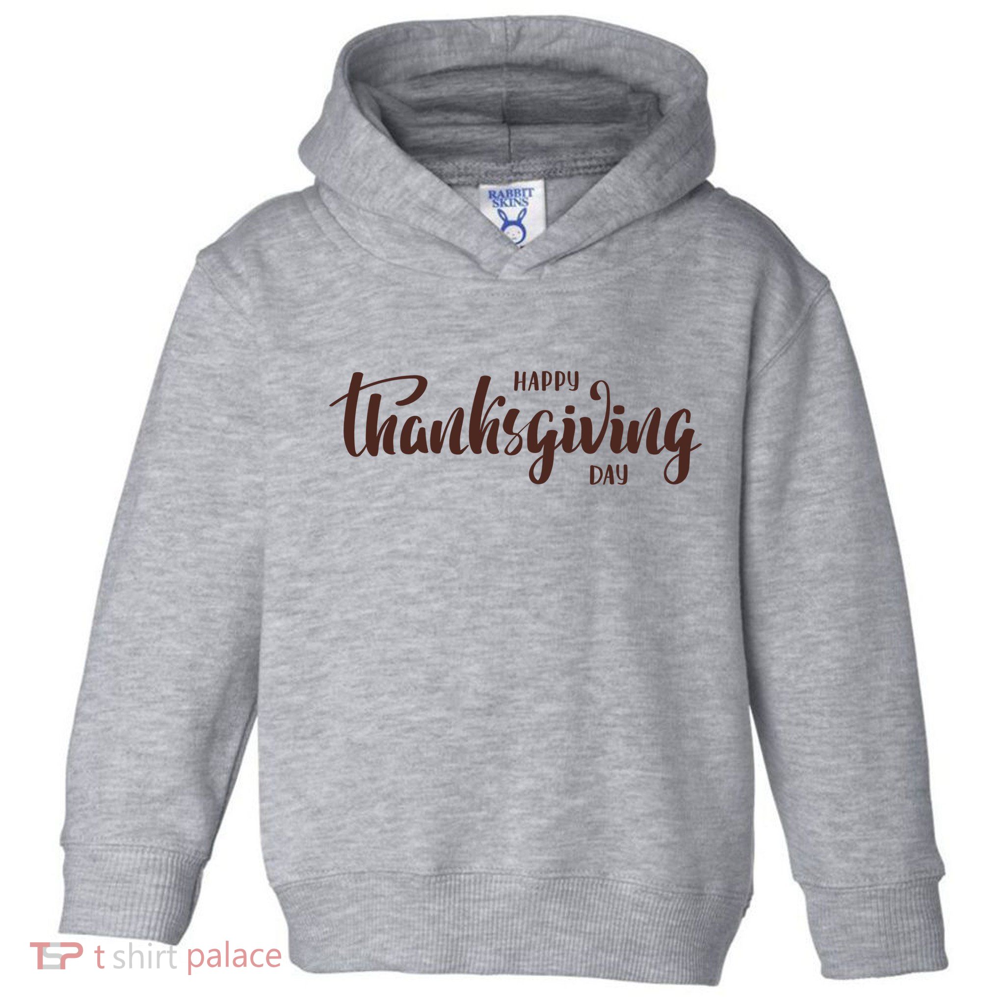 Happy Thanksgiving Day Holiday Toddler Hoodie