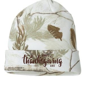 Happy Thanksgiving Day Holiday Kati Licensed 12" Camo Beanie