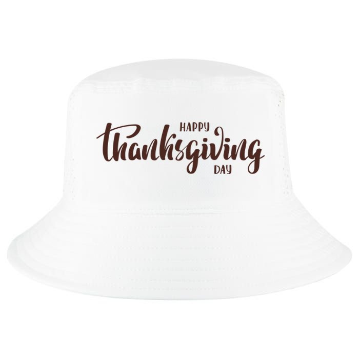 Happy Thanksgiving Day Holiday Cool Comfort Performance Bucket Hat