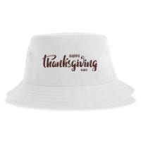 Happy Thanksgiving Day Holiday Sustainable Bucket Hat