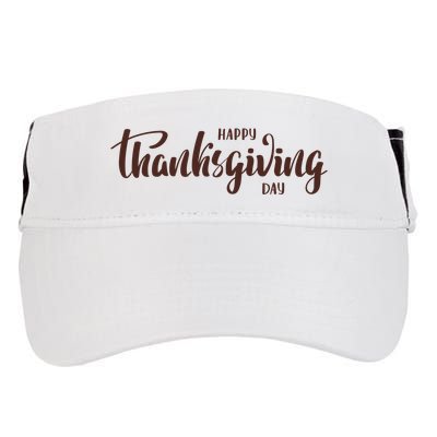 Happy Thanksgiving Day Holiday Adult Drive Performance Visor