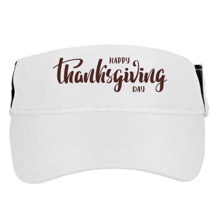 Happy Thanksgiving Day Holiday Adult Drive Performance Visor