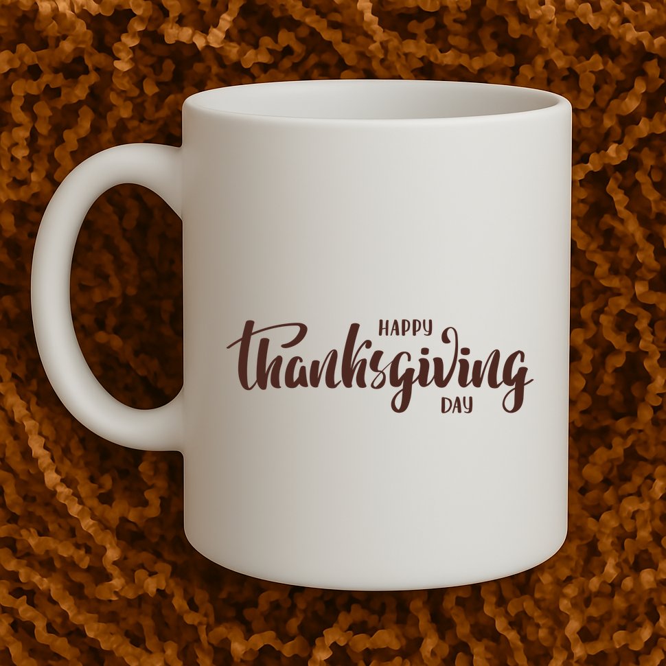 Happy Thanksgiving Day Holiday Mug
