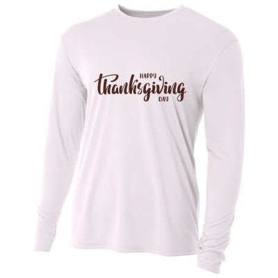 Happy Thanksgiving Day Holiday Cooling Performance Long Sleeve Crew