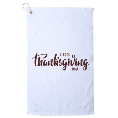 Happy Thanksgiving Day Holiday Golf Towel