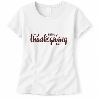 Happy Thanksgiving Day Holiday Womens T-Shirt