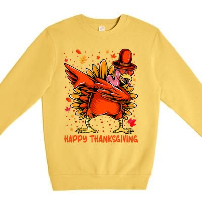 Happy Turkey Day Shirt Cute Little Pilgrim Gift Thanksgiving Premium Crewneck Sweatshirt