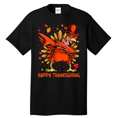 Happy Turkey Day Shirt Cute Little Pilgrim Gift Thanksgiving Tall T-Shirt