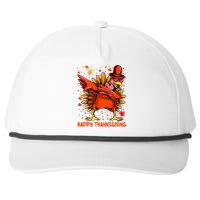 Happy Turkey Day Shirt Cute Little Pilgrim Gift Thanksgiving Snapback Five-Panel Rope Hat