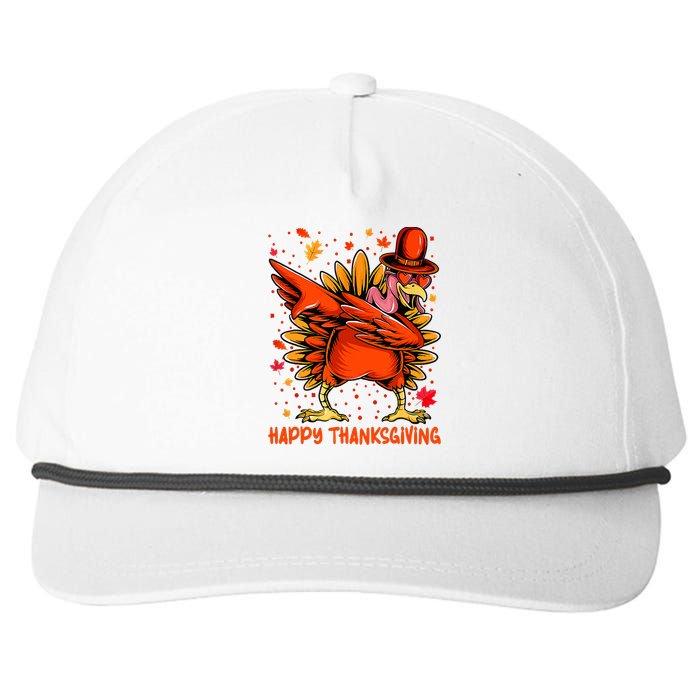 Happy Turkey Day Shirt Cute Little Pilgrim Gift Thanksgiving Snapback Five-Panel Rope Hat