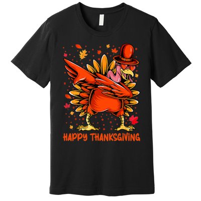 Happy Turkey Day Shirt Cute Little Pilgrim Gift Thanksgiving Premium T-Shirt