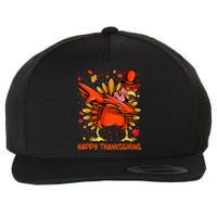 Happy Turkey Day Shirt Cute Little Pilgrim Gift Thanksgiving Wool Snapback Cap