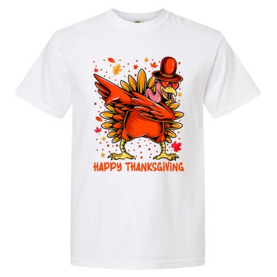 Happy Turkey Day Shirt Cute Little Pilgrim Gift Thanksgiving Garment-Dyed Heavyweight T-Shirt