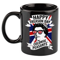 Happy Treason Day Funny Queen Elizabeth 4th Of July 11oz C Handle Ceramic Mug