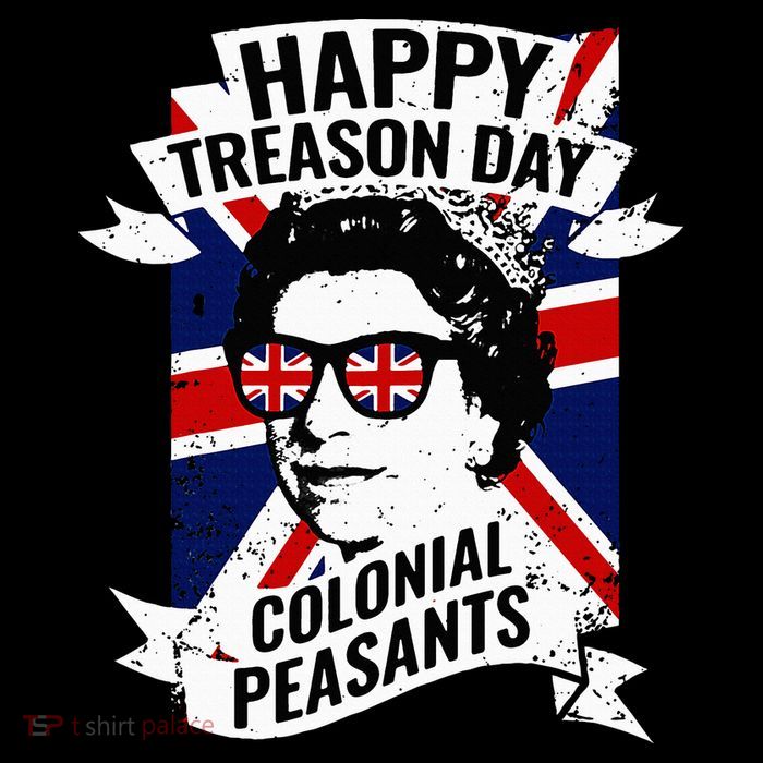 Happy Treason Day Funny Queen Elizabeth 4th Of July Wool Snapback Cap