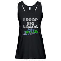 Humorous Trucker Design For Both & Women Who Love Semis Ladies Essential Flowy Tank