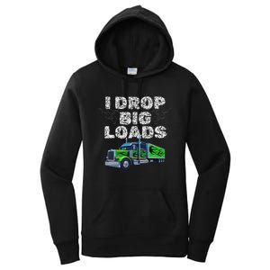 Humorous Trucker Design For Both & Women Who Love Semis Women's Pullover Hoodie