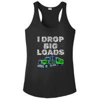 Humorous Trucker Design For Both & Women Who Love Semis Ladies PosiCharge Competitor Racerback Tank