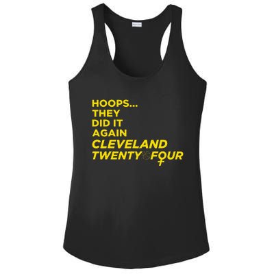 Hoops They Did It Again Cleveland Twenty Four Ladies PosiCharge Competitor Racerback Tank