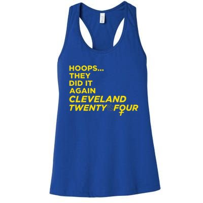 Hoops They Did It Again Cleveland Twenty Four Women's Racerback Tank