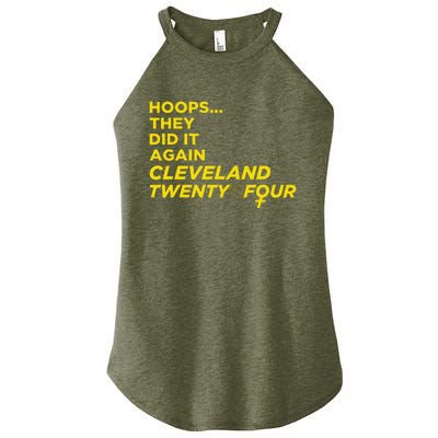 Hoops They Did It Again Cleveland Twenty Four Women's Perfect Tri Rocker Tank