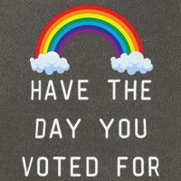 Have The Day You Voted For Cotton Canvas Backpack
