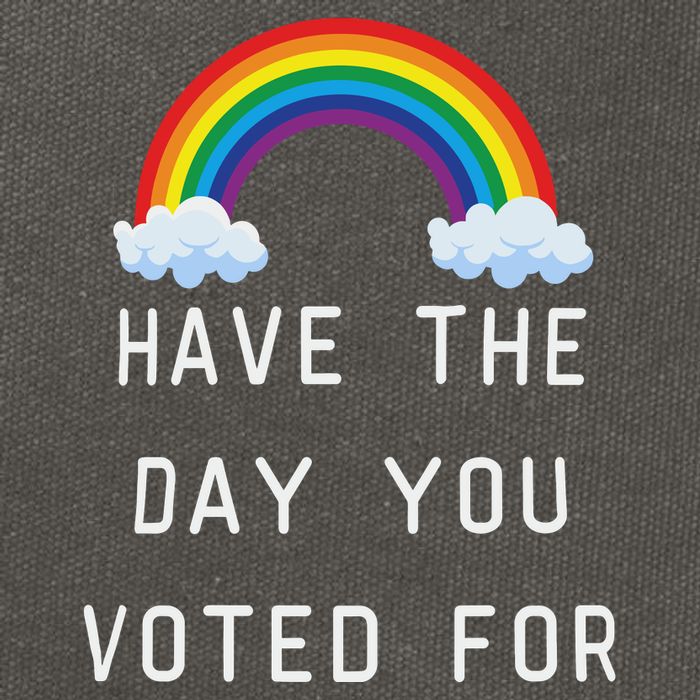 Have The Day You Voted For Cotton Canvas Backpack