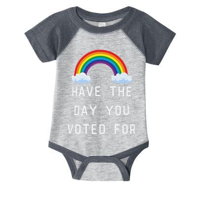Have The Day You Voted For Infant Baby Jersey Bodysuit