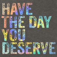 Have The Day You Deserve Peace Sign Skeleton Motivational Cotton Canvas Backpack