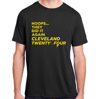 Hoops They Did It Again Cleveland Twenty Four Adult ChromaSoft Performance T-Shirt