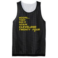 Hoops They Did It Again Cleveland Twenty Four Mesh Reversible Basketball Jersey Tank