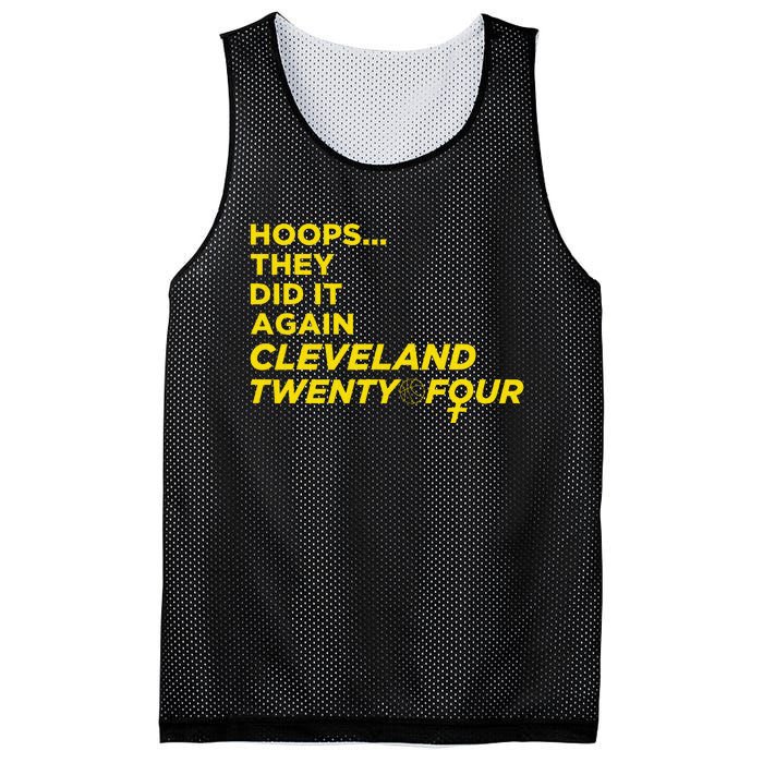 Hoops They Did It Again Cleveland Twenty Four Mesh Reversible Basketball Jersey Tank