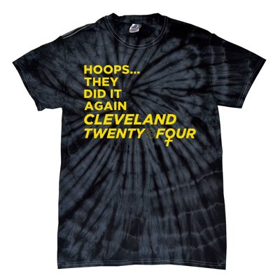 Hoops They Did It Again Cleveland Twenty Four Tie-Dye T-Shirt