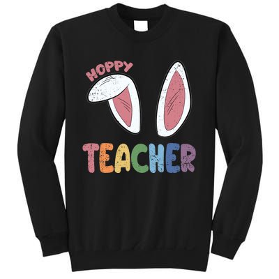 Hoppy Teacher Easter Cute Rabbit Spring Sweatshirt